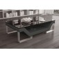 Table basse ELINI design Gris foncé. Exceptionnel modèle aux lignes tendances