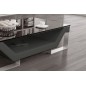 Table basse ELINI design Gris foncé. Exceptionnel modèle aux lignes tendances