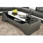 Table basse design LINA, gris foncé