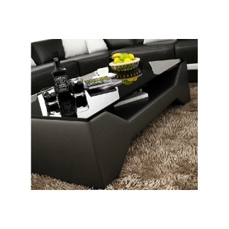 Table basse design LINA, noire