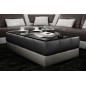 Table basse design ZEINA, Noir et gris foncé