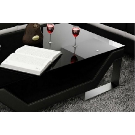Table basse design PERLE, noir
