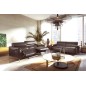 Canapé 3 places avec 2 relax en 100% tout cuir épais de luxe italien avec 2 relax électriques et 2 têtières électriques, MILAN,