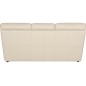 Canapé 3 places en 100% tout cuir italien vachette OSATIS, couleur beige