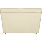 Canapé 2 places en 100% tout cuir italien vachette OSATIS, couleur beige
