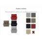 Fauteuil 1 place en 100% tout cuir italien vachette OSATIS, couleur personnalisée