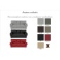 Canapé 3 places en 100% tout cuir italien vachette OSATIS, couleur personnalisée