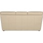 Canapé 3 places convertible en 100% tout cuir italien vachette OSIRIS, couleur beige