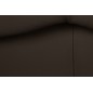 Canapé 3 places convertible en 100% tout cuir italien vachette OSIRIS, couleur chocolat