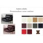Fauteuil 1 place en cuir italien JONAH, personnalisé