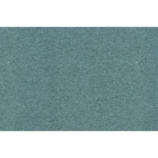 Canapé d'angle convertible ARMEL en tissu luxe 5 places, turquoise, avec coffre, angle droit (vu de face)