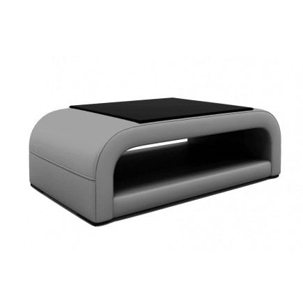 Table basse design JERSEY, gris clair