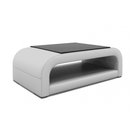 Table basse design JERSEY, blanche