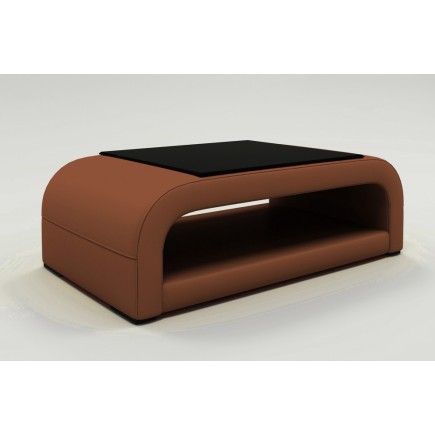 Table basse design JERSEY, marron