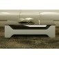 Table basse design COSY, écru, 120×70×42 cm