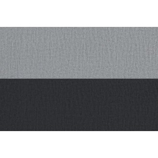 - Canapé d'angle convertible ARMEL en tissu velours luxe 5 places, gris clair / gris foncé, bicolore, avec coffre, angle gauche