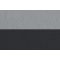 Canapé d'angle convertible ARMEL en tissu velours luxe 5 places, gris clair / gris foncé, bicolore, avec coffre, angle droit (vu