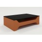 Table basse design COSY, marron, 120×70×42 cm