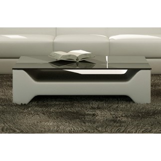 Table basse design COSY, gris claire