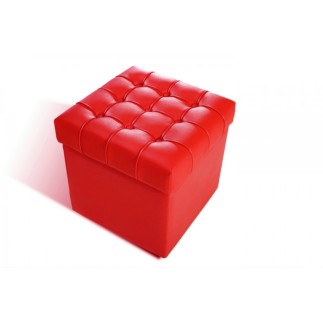 Chevet de qualité supérieure CAPITON, rouge