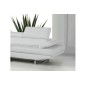 Canapé d'angle en cuir italien 6 places BIRKIN, blanc, angle gauche Canapé d'angle en cuir italien 6 places BIRKIN, blanc, angle gauche