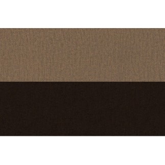 Canapé d'angle - convertible - ERIKA - en tissu velours luxe 5 places, marron et chocolat, angle gauche (vu de face)