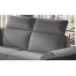 Canapé d'angle - convertible - FELIPE - en tissu gris clair et simili cuir gris foncé, 5/6 places, angle gauche Canapé d'angle - convertible - FELIPE - en tissu gris clair et simili cuir gris foncé, 5/6 places, angle gauche