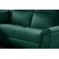 Canapé d'angle - convertible - FELIPE VELOURS - en tissu luxe vert, 5/6 places, angle gauche Canapé d'angle - convertible - FELIPE VELOURS - en tissu luxe vert, 5/6 places, angle gauche