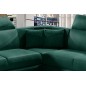 Canapé d'angle - convertible - FELIPE VELOURS - en tissu luxe vert, 5/6 places, angle gauche Canapé d'angle - convertible - FELIPE VELOURS - en tissu luxe vert, 5/6 places, angle gauche