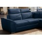 Canapé d'angle - convertible - FELIPE VELOURS - en tissu luxe bleu, 5/6 places, angle gauche Canapé d'angle - convertible - FELIPE VELOURS - en tissu luxe bleu, 5/6 places, angle gauche