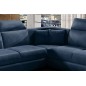 Canapé d'angle - convertible - FELIPE VELOURS - en tissu luxe bleu, 5/6 places, angle gauche Canapé d'angle - convertible - FELIPE VELOURS - en tissu luxe bleu, 5/6 places, angle gauche
