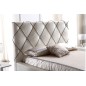 Lit en cuir italien de luxe ENJOY, blanc, 140x190