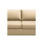 Canapé 3 places convertible en cuir italien de luxe CORAIL, Beige