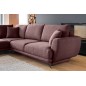 Canapé d'angle convertible - LARSON - en tissu Luxe - 5 places, bordeaux, angle gauche (vu de face) Canapé d'angle convertible - LARSON - en tissu Luxe - 5 places, bordeaux, angle gauche (vu de face)