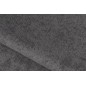 Canapé d'angle convertible - LARSON - en tissu Luxe - 5 places, gris foncé, angle gauche (vu de face)