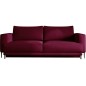 Canapé 3/4 places convertible et espace de rangement - Fushia - en velours de qualité, DANY, Fuschia