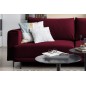 Canapé 3/4 places convertible et espace de rangement - Fushia - en velours de qualité, DANY, Fuschia
