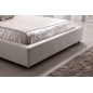 Lit en cuir italien de luxe ENJOY, blanc, 180x200