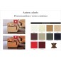 Fauteuil 1 place en cuir italien VIERI, personnalisé