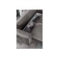 Canapé 3/4 places convertible et espace de rangement - gris - en tissu de qualité luxe, ELSA