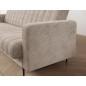 Canapé 3 places convertible velours côtelé  beige, coffre, RONSARD