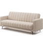 Canapé 3 places convertible velours côtelé  beige, coffre, RONSARD