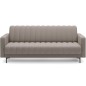 Canapé 3 places convertible velours luxe beige, coffre, RONSARD Canapé 3 places convertible velours luxe beige, coffre, RONSARD