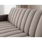 Canapé 3 places convertible velours luxe beige, coffre, RONSARD Canapé 3 places convertible velours luxe beige, coffre, RONSARD
