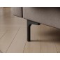 Canapé 3 places convertible velours luxe beige, coffre, RONSARD Canapé 3 places convertible velours luxe beige, coffre, RONSARD