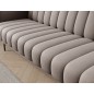 Canapé 3 places convertible velours luxe beige, coffre, RONSARD Canapé 3 places convertible velours luxe beige, coffre, RONSARD