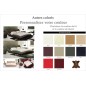 Lit en cuir italien de luxe LUXEN, personnalisé, 140x190