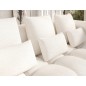Canapé d'angle convertible en tissu bouclette blanc cassé 3-4 places LEONI, angle droit (vu de face) Canapé d'angle convertible en tissu bouclette blanc cassé 3-4 places LEONI, angle droit (vu de face)
