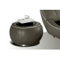 Chevet de qualité supérieure LUXEN, gris foncé