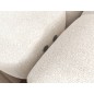 Canapé d'angle convertible en tissu bouclette blanc cassé 3-4 places LEONI, angle droit (vu de face) Canapé d'angle convertible en tissu bouclette blanc cassé 3-4 places LEONI, angle droit (vu de face)